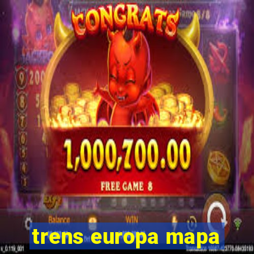 trens europa mapa